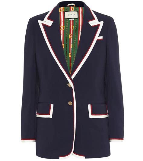 blue navy gucci blazer price|gucci blazers for women.